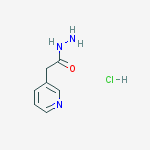 2-pyridin-3-ylacetohydrazide molecular structure