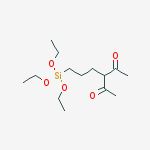 2,4-Pentanedione, 3-[3-(triethoxysilyl)propyl]- molecular structure