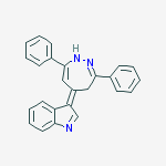 (3e)-3-(3,7-diphenyl-1,4-dihydrodiazepin-5-ylidene)indole molecular structure
