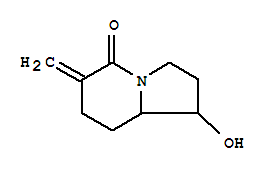 1-Hydroxyoctahydro-6-methylene-5-oxoindolizine