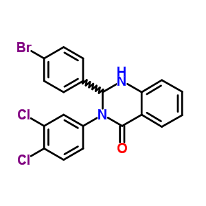 2-(4-bromophenyl)-3-(3,4-dichlorophenyl)-2,3-dihydroquinazolin-4(1H)-one