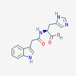 L-Histidine, N-(1H-indol-3-ylacetyl)- molecular structure