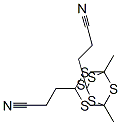 5,7-Dimethyl-2,4,6,8,9,10-hexathiaadamantane-1,3-dipropiononitrile molecular structure