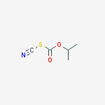 Carbonothiocyanatidic acid, 1-methylethyl ester molecular structure