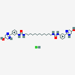 1,1'-dodecane-1,12-diylbis{3-[3-(5-hydroxy-1,4,5,6-tetrahydropyrimidin-2-yl)phenyl]urea}