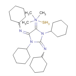 Silanamine,N-[1,3-dicyclohexyl-2,5-bis(cyclohexylimino)-4-imidazolidinylidene]-1,1,1-trimethyl-