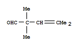 2,2,4-trimethylpent-3-enal molecular structure