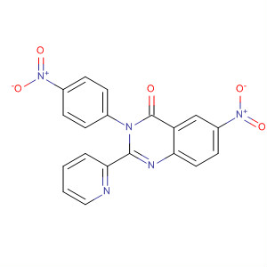4(3H)-Quinazolinone, 6-nitro-3-(4-nitrophenyl)-2-(2-pyridinyl)- molecular structure