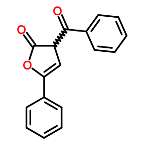 3-benzoyl-5-phenyl-3H-furan-2-one molecular structure