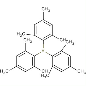 Vanadium, tris(2,4,6-trimethylphenyl)- molecular structure