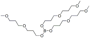 tris[(2-methoxymethylethoxy)propyl] orthoborate molecular structure