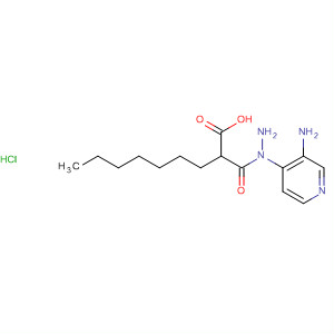 Nonanoic acid, 2-(3-amino-4-pyridinyl)hydrazide, monohydrochloride molecular structure