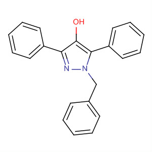 1H-Pyrazol-4-ol, 3,5-diphenyl-1-(phenylmethyl)-