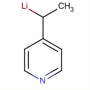 Lithium, [1-(4-pyridinyl)ethyl]- molecular structure
