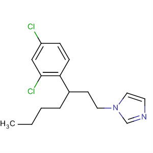1H-Imidazole, 1-[3-(2,4-dichlorophenyl)heptyl]- molecular structure