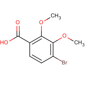 Benzoic acid, 4-bromo-2,3-dimethoxy- molecular structure