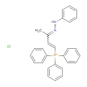 Phosphonium, triphenyl[3-(phenylhydrazono)-1-butenyl]-, chloride molecular structure