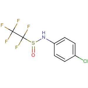 Ethanesulfinamide, N-(4-chlorophenyl)-1,1,2,2,2-pentafluoro- molecular structure