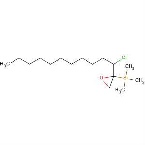 Silane, [2-(1-chloroundecyl)oxiranyl]trimethyl- molecular structure
