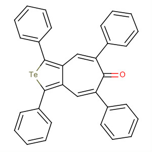 6H-Cyclohepta[c]tellurophen-6-one, 1,3,5,7-tetraphenyl- molecular structure