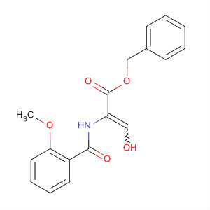 2-Propenoic acid, 3-hydroxy-2-[(2-methoxybenzoyl)amino]-,phenylmethyl ester molecular structure