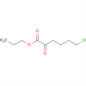 Hexanoic acid, 6-chloro-2-oxo-, propyl ester molecular structure