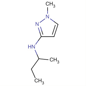 1H-Pyrazol-3-amine, 1-methyl-N-(1-methylpropyl)- molecular structure