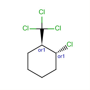 Cyclohexane, 1-chloro-2-(trichloromethyl)-, trans- molecular structure
