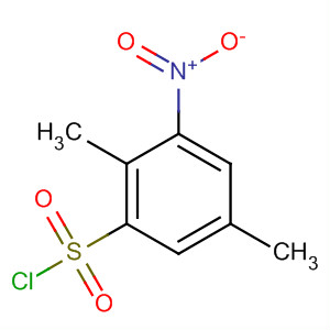 Benzenesulfonyl chloride, 2,5-dimethyl-3-nitro- molecular structure