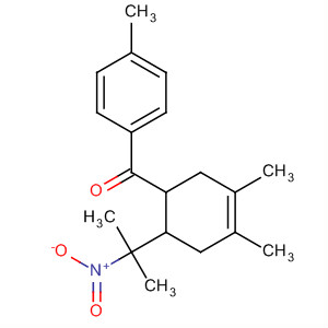 Methanone,[3,4-dimethyl-6-(1-methyl-1-nitroethyl)-3-cyclohexen-1-yl](4-methylphenyl)- molecular structure