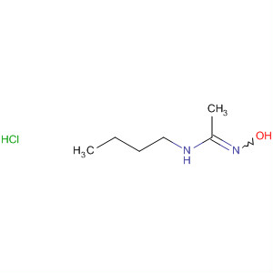 Ethanimidamide, N-butyl-N'-hydroxy-, monohydrochloride molecular structure