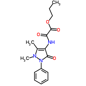 propyl [(1,5-dimethyl-3-oxo-2-phenyl-2,3-dihydro-1H-pyrazol-4-yl)amino](oxo)acetate