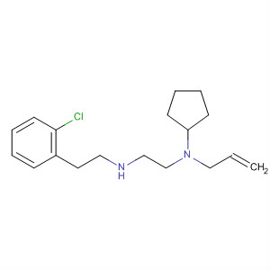 1,2-Ethanediamine,N'-[2-(2-chlorophenyl)ethyl]-N-cyclopentyl-N-2-propenyl- molecular structure
