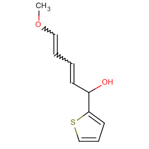 2-Thiophenemethanol, a-(4-methoxy-1,3-butadienyl)- molecular structure