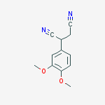 2-(3,4-dimethoxyphenyl)butanedinitrile molecular structure