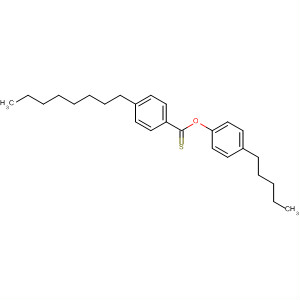 Benzenecarbothioic acid, 4-octyl-, 4-pentylphenyl ester molecular structure