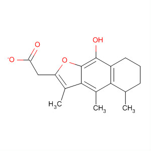 Naphtho[2,3-b]furan-9-ol, 5,6,7,8-tetrahydro-3,4,5-trimethyl-, acetate molecular structure