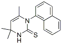 3,4-Dihydro-1-(1-naphtyl)-4,4,6-trimethyl-2(1H)-pyrimidinethione molecular structure