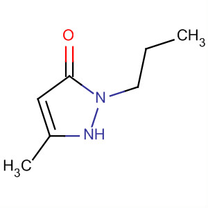 3H-Pyrazol-3-one, 1,2-dihydro-5-methyl-2-propyl- molecular structure