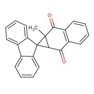 Spiro[1H-cyclopropa[b]naphthalene-1,9'-[9H]fluorene]-2,7-dione,1a,7a-dihydro-1a-methyl- molecular structure