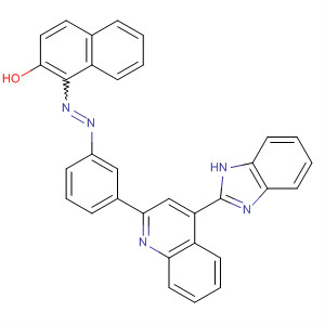 2-Naphthalenol, 1-[[3-[4-(1H-benzimidazol-2-yl)-2-quinolinyl]phenyl]azo]-