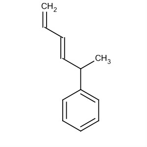 Benzene, (1-methyl-2,4-pentadienyl)-, (E)- molecular structure