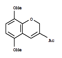 1-(5,8-dimethoxy-2H-chromen-3-yl)ethanone molecular structure