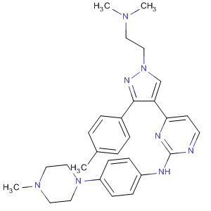 2-Pyrimidinamine,4-[1-[2-(dimethylamino)ethyl]-3-(4-methylphenyl)-1H-pyrazol-4-yl]-N-[4-(4-methyl-1-piperazinyl)phenyl]-
