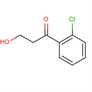 1-Propanone, 1-(2-chlorophenyl)-3-hydroxy- molecular structure
