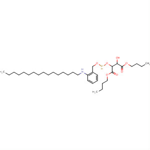 Butanedioic acid,2-[[[(hexadecylamino)phenylmethyl]hydroxyphosphinyl]oxy]-3-hydroxy-,dibutyl ester, (2R,3R)-