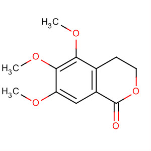 1H-2-Benzopyran-1-one, 3,4-dihydro-5,6,7-trimethoxy- molecular structure