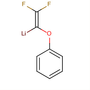 Lithium, (2,2-difluoro-1-phenoxyethenyl)- molecular structure