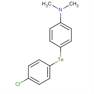 Benzenamine, 4-[(4-chlorophenyl)telluro]-N,N-dimethyl- molecular structure