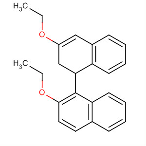 1,1'-Binaphthalene, 2',3-diethoxy-1,2-dihydro- molecular structure